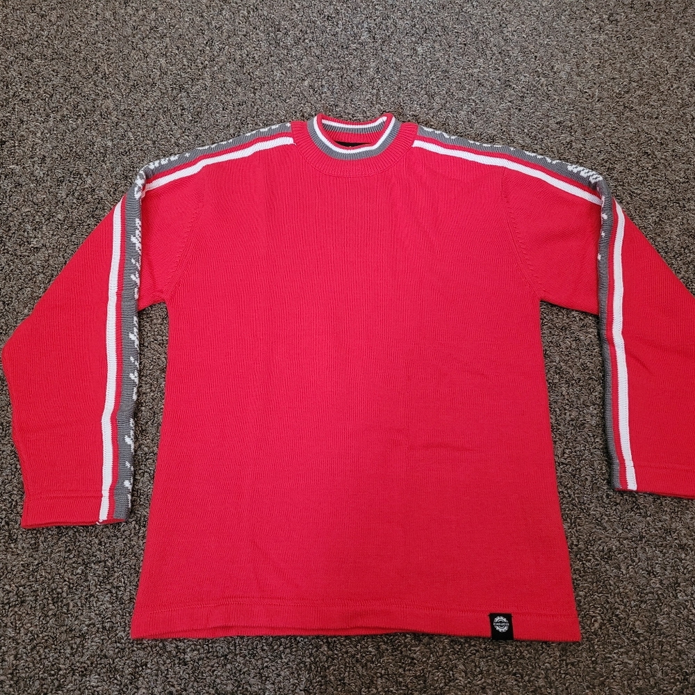 Vtg Red ski-doo Bombardier Sweater